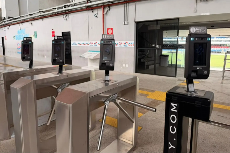 Estádio Mangueirão Reconhecimento Facial Imply® Biometria