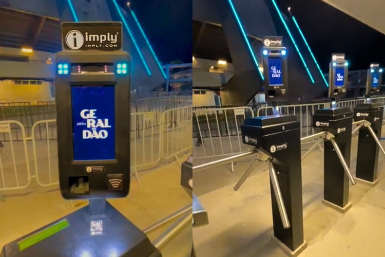 Ginásio Geraldão Recife Reconhecimento Facial Imply® Revee