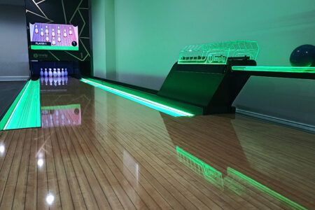 MiniBowling Imply® instalado em residência, na cidade de Colts Neck, em New Jersey, Estados Unidos