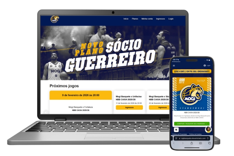 Mogi Basquete ElevenMembership e ElevenTickets