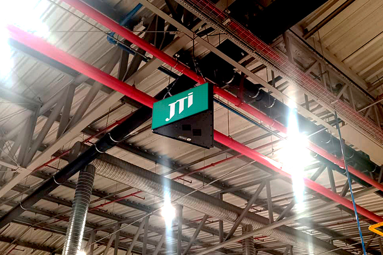 JTI expande projeto de segurança com Painéis LED Full Color Imply®