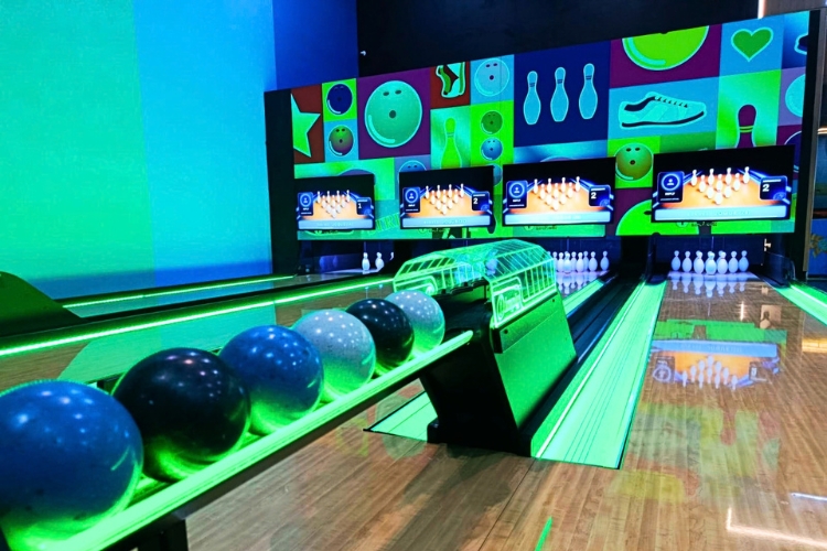 Pistas de Mini Bowling Imply® no parque Play Games, Parque Shopping Maceió, Alagoas