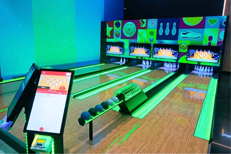 Pistas de Mini Bowling Imply® no parque Play Games, Parque Shopping Maceió, Alagoas