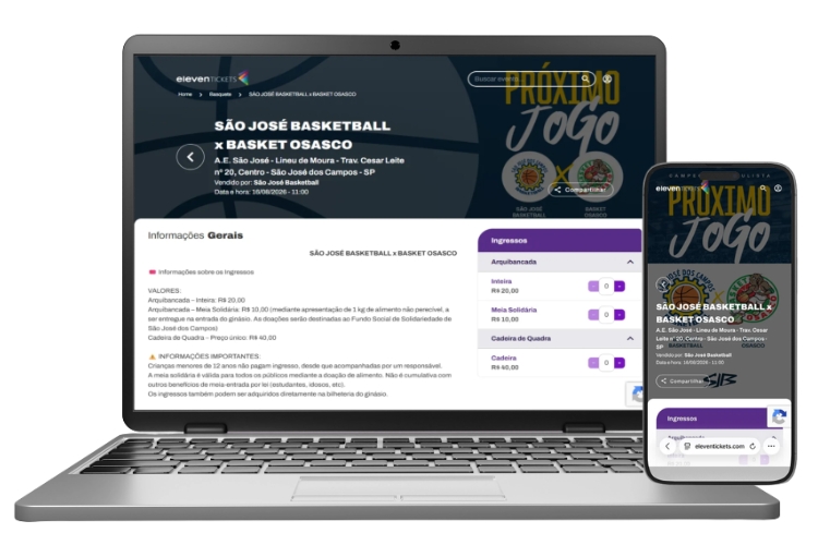 São José Basketball ElevenTickets