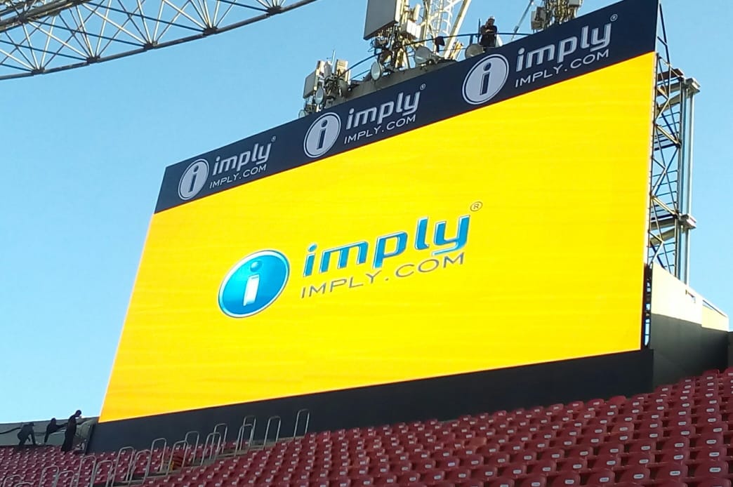 Painel de LED Imply amarelo