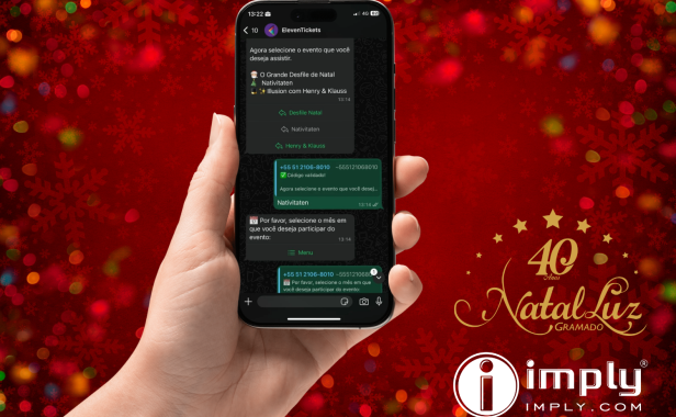 Natal Luz de Granado ElevenTickets vendas por whatsapp
