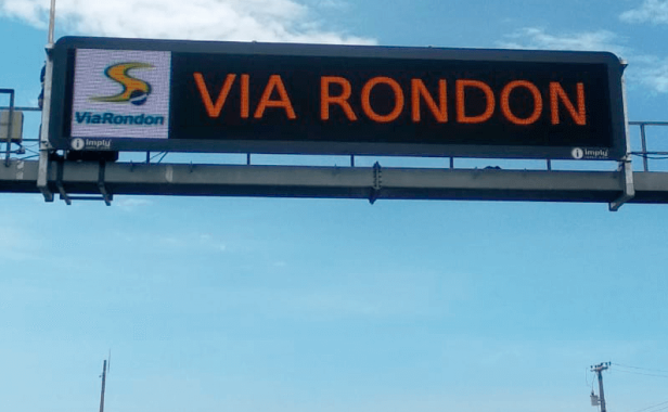 PMVs FullColor nas rodovias administradas pela Via Rondon